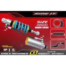 Phuộc Sau Ride It K2 Series Honda Raider / Satria ( Chính Hãng )